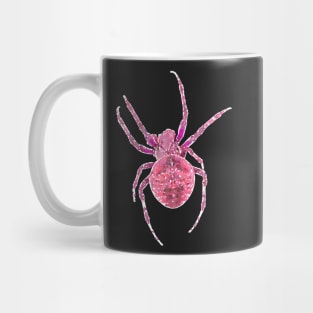 Pink Spider Orb-Weaver Watercolor Style Mug